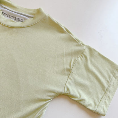 Muted Lime Bamboo Top